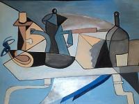 Cubism - Table - Oil